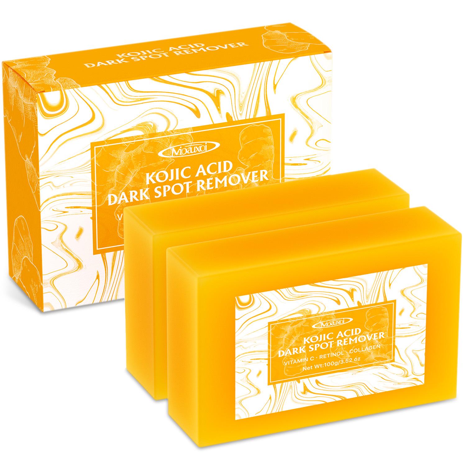 

Мыло с койевой кислотой, куркумой и лимоном - Увлажняющее, питательное и глубоко очищающее мыло ручной работы