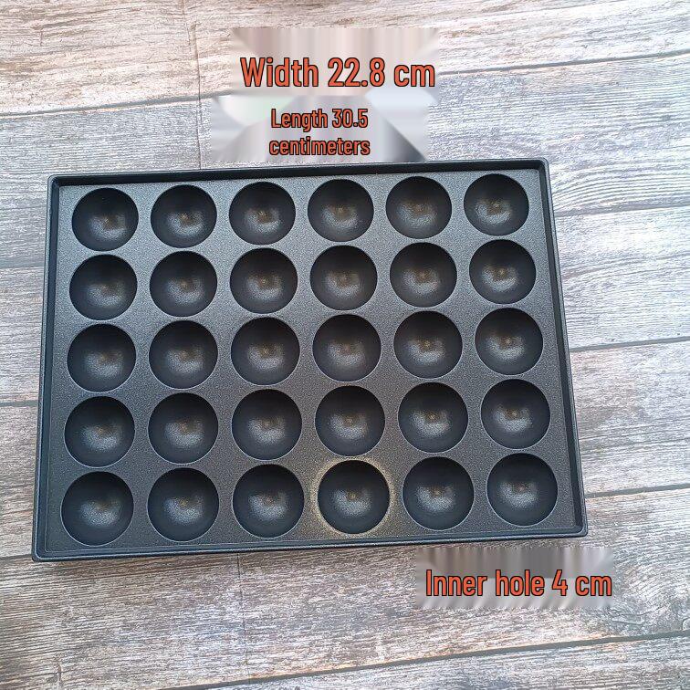 Eight-Hole Hamburger, Eight-Bar Roast, 35-Hole Quail Egg, 30-Hole Octopus Baking Pan