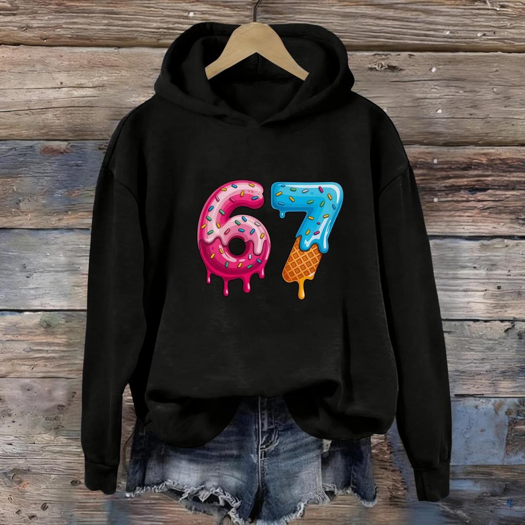 Women's Fashion Daily Versatile Casual Sweatshirts Long Sleeve Hooded Top Sweatshirts