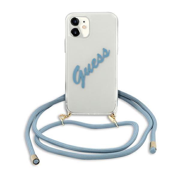 Guess Guhcp12Scrtvsbl Iphone 12 Mini 5,4 Niebieski/Blue Hardcase Script Vintage