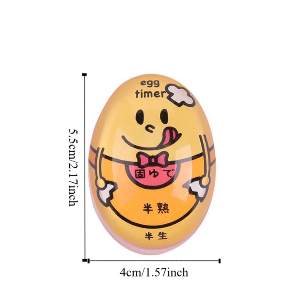 2PCS Soft Egg Thermometer Eco-Friendly Boiled Egg Timer Temperature Control Timer Home Decor