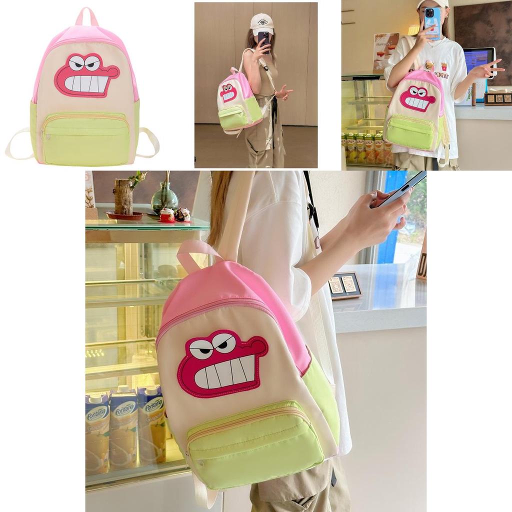 Trendy Urban Chic Dinosaur Backpack For Men And Women Fashionable Nylon Bag
