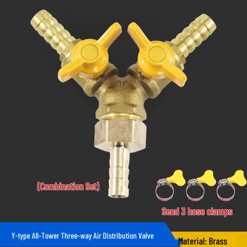 Liquefied Gas Distribution Three/Four-Way Ball Valve Connector