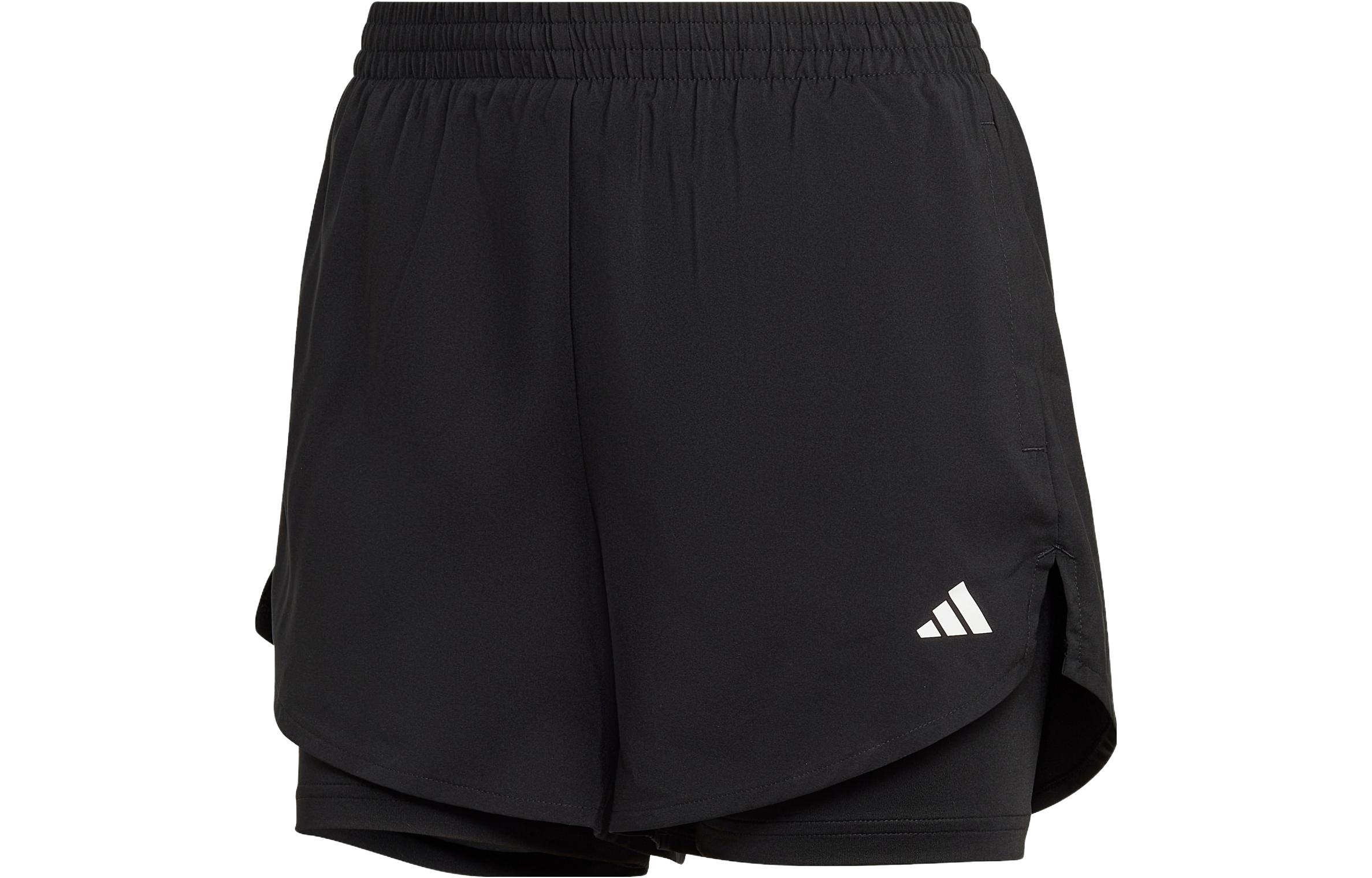 Adidas Free Shipping With AdiClub Aeroready Made For Training Minimal Two in One Shorts HN1044 XL