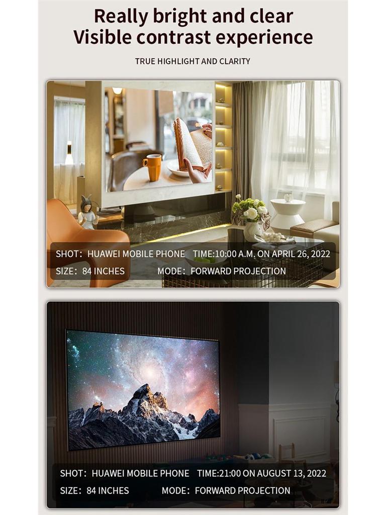 2026 Germany P700 Portable HD 1080 Electric Focus Projector for Home & Office