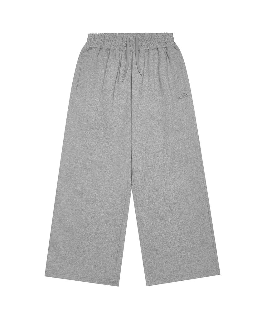 Beullaegpeopeul Shadow Loop Wide Pants_Melange Gray