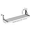 Space Saving Hangers Thicken Folding Shoes Storage Rack Adjustable Retractable Clothes Dryer for Laundry Room Organization