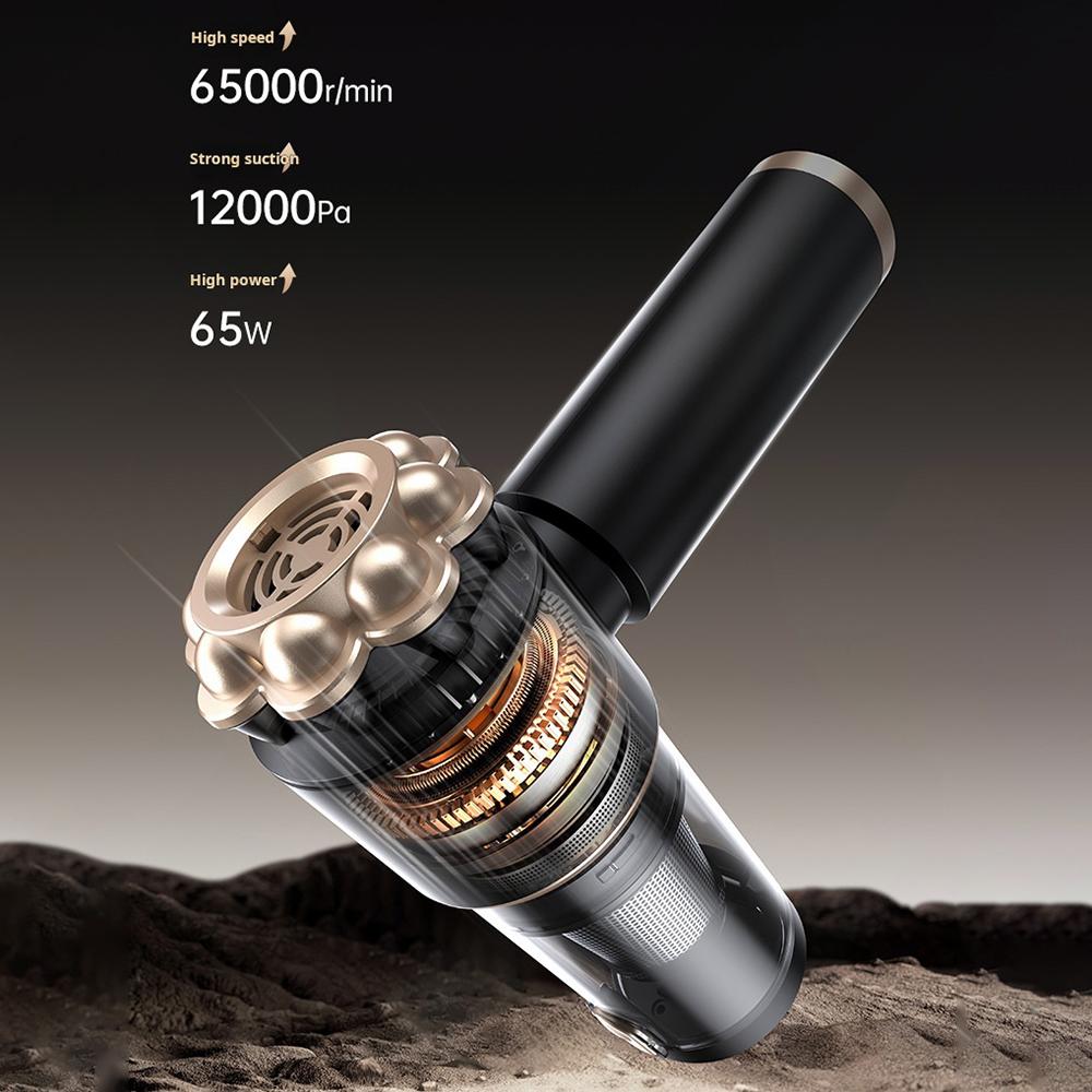 LED Display Car Vacuum Cleaner 12000Pa Mini Wireless Vacuum Cleaner Powerful Suction Handheld Portable Vacuum Cleaner for Car