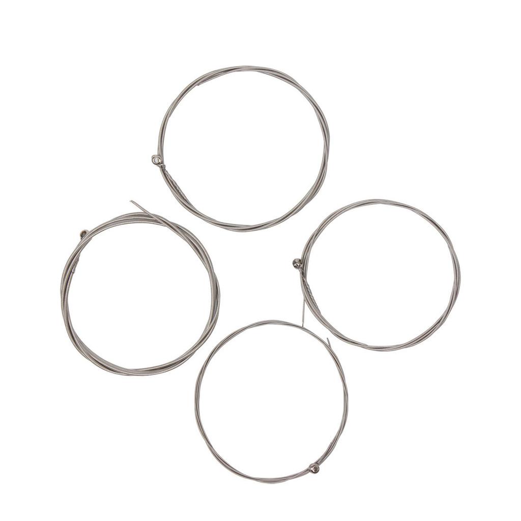 Pure Nickel 4 Set Strings 045 105 Inch Round Wound Heavy Duty Studio Grade Long Life