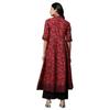 Women's Cotton Relaxed Fit Anarkali Kurta Pant Set Indian Bollywood Tunic Kurta VFP-1864a
