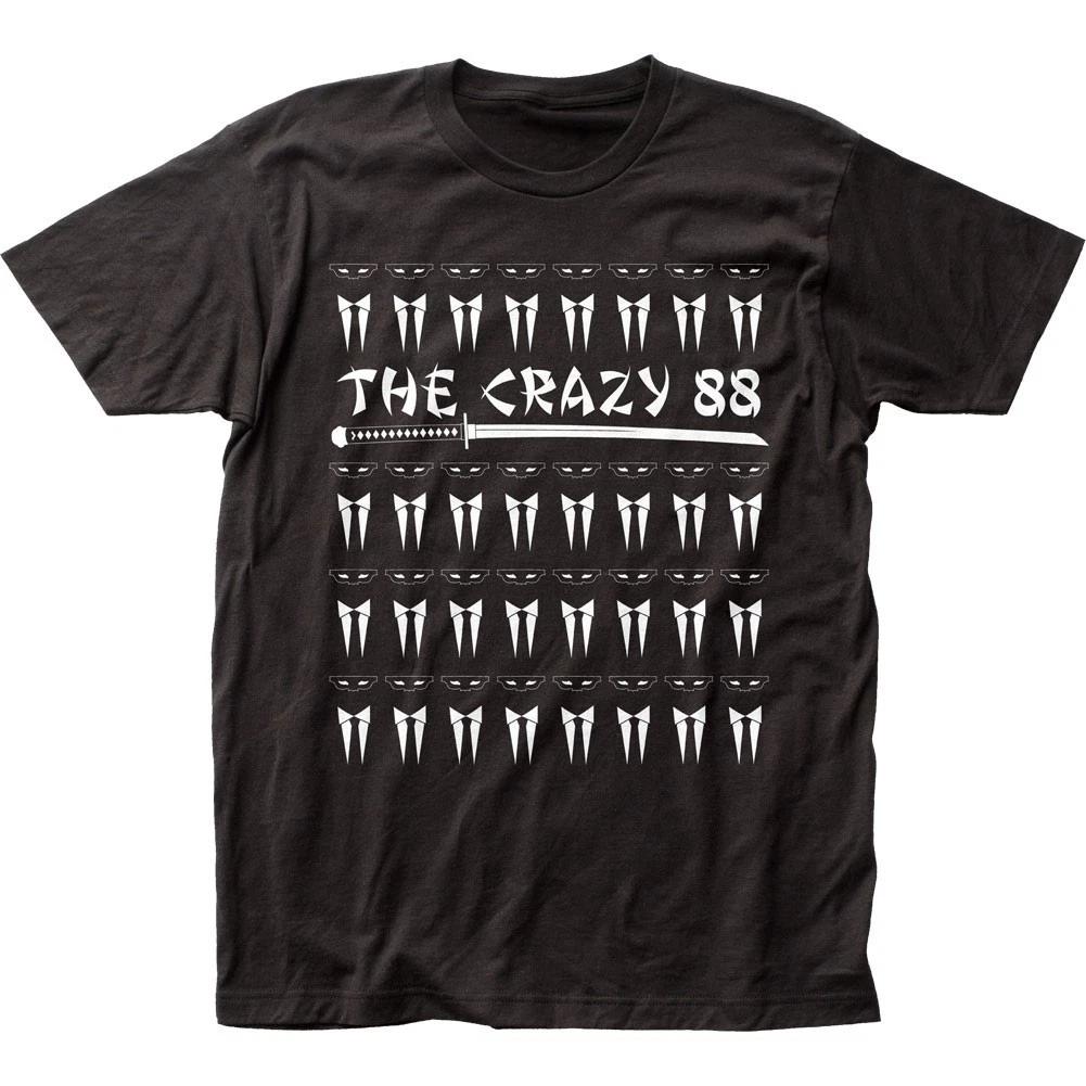 

Kill Bill The Crazy 88 Mens T T-Shirt Classic Pop Culture Action Movie Tee Black 4XL