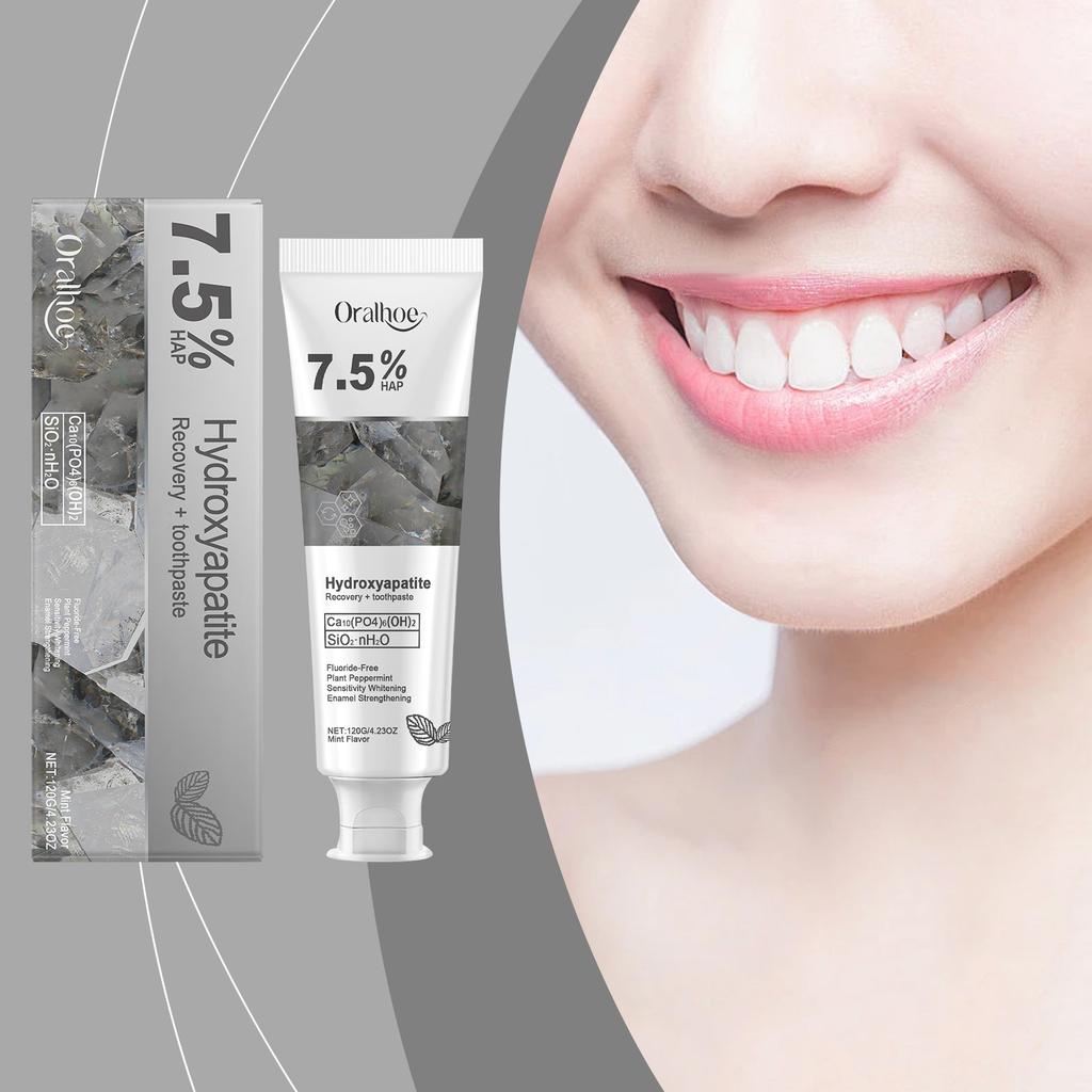 Oralhoe Whitening Teeth Care Toothpaste Daily Gum Care Gentle Cleansing Teeth Stains and Tartar Fresh Breath