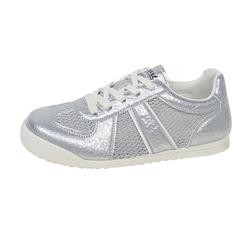 Mesh Breathable Forrest Gump Shoes Women's 2025 Spring and Summer New Retro Flat-bottomed German Training Shoes Versatile Sports and Leisure Litt