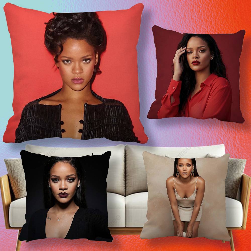 Singer R-Rihanna Double-sided printed pillow cover Solid color minimalist pillowcase, fits all bedroom styles