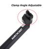 DJC MTB Bike Seatpost, 25.4mm, 26.8mm, 27.2mm, Black/Silver, 350mm Length (Black 26.8mm)