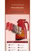 Year of the Horse 2026 Large Capacity Red Thermos Kettle with Glass Liner