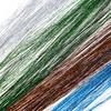 120 fili Capelli Tinsel Bling Seta Capelli Flare Fili Glitter Arcobaleno Decorazione per capelli