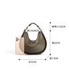 Elegant and Fashionable Half-moon Crossbody Bag with Stylish Shoulder and Crossbody Design