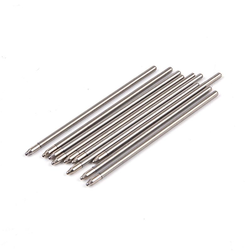10Pcs 6.7Cm Metal Diamond Crystal Pen Special Refill For Ballpoint Pen Rod 0.5Mm