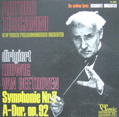LP Record LUDWIG VAN BEETHOVEN , ARTURO TOSCA - Symphonie Nr. 7 A-Dur, Op. 92 TC9057 Top Classic 1970 Germany Classical Used