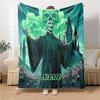 Custom Name Elegant Gothic Crest blanket for Couch & Bed, Plush Cozy Fuzzy Blanket Super Soft & Warm Blankets for Fall and Winter. 090874