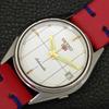 JAPAN VINTAGE SEIKO 5 AUTOMATIC 7005A MENS WHITE COLOR DIAL WATCH a702304-5