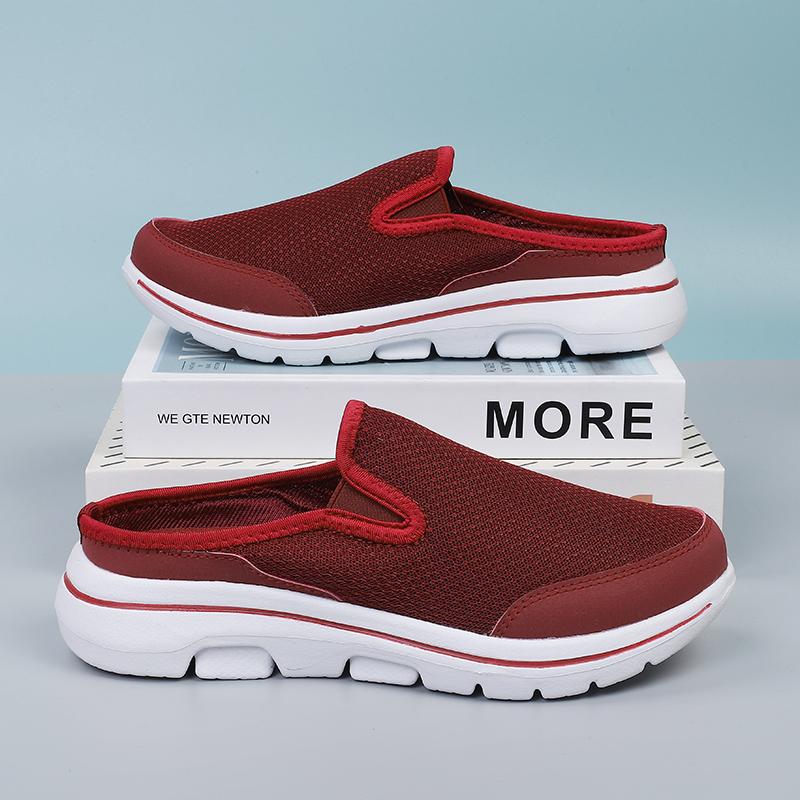 Duży Rozmiar 47 48 49 Letnie Męskie Damskie Półbuty Kapcie Wsuwane Siatkowe Oddychające Miękkie Wygodne Dropshipping