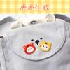 Three Love Tiger Year Tiger Head Cute Cloth Sticker Clothes Bag Self-Adhesive Embroidery Patch Sticker Down Jacket Pants Hole Sticker
