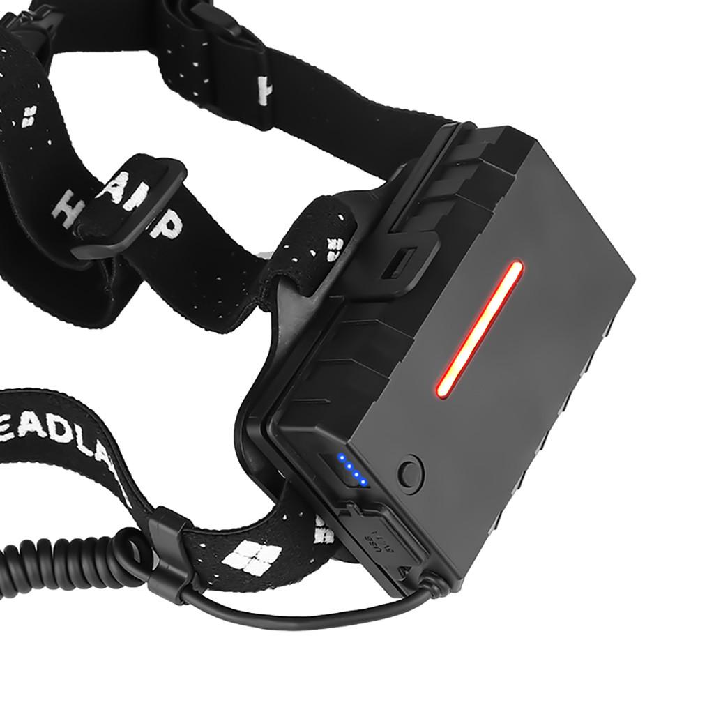 XHP70 LED Headlamp 5 Modes Headlight Flashlight Head Torch With Charging Display