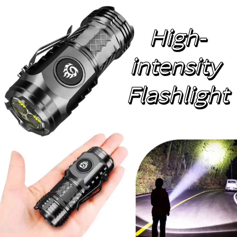 Adjustable Brightness LED Flashlight Super Bright Torch Powerful Camping Lantern Fishing