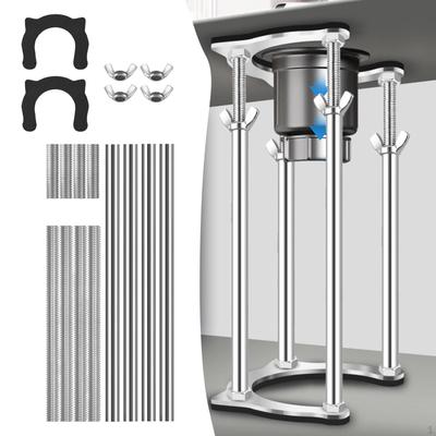 Undermount Sink Bracket Adjustable Under Rack Multifunctional Anti Slip Support Legs Repair Kit
