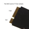 Chenyang Pin MAC SSD To SATA Hard Disk Drive Enclosure Adapter for 2012 Retina Pro iMac SSD 17+7 2.5-inch