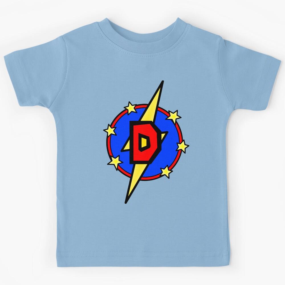 Super Letter D - Superhero Kids T-Shirt 110