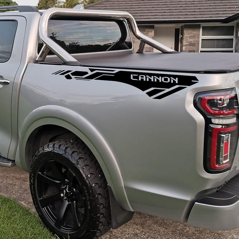 Pickup Rear Trunk Side Stickers For GWM Great Wall UTE Cannon L X Truck Brand Letters Vinyl Decor Cover Auto Tuning Accessories