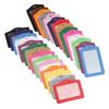 New Candy Color Card Holder Protect Cover Case Business Credit Card Work ID Card Badge Holder Office Supplies