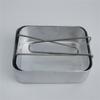 Aluminum Two-Piece Lunch Box Set Lightweight Portable Design for Outdoor Use Camping Picnic Travel
