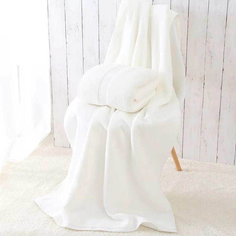Thickened Bath Towel Absorbent Adults Serviette Towel Hand Towel Beach Towel  Spa