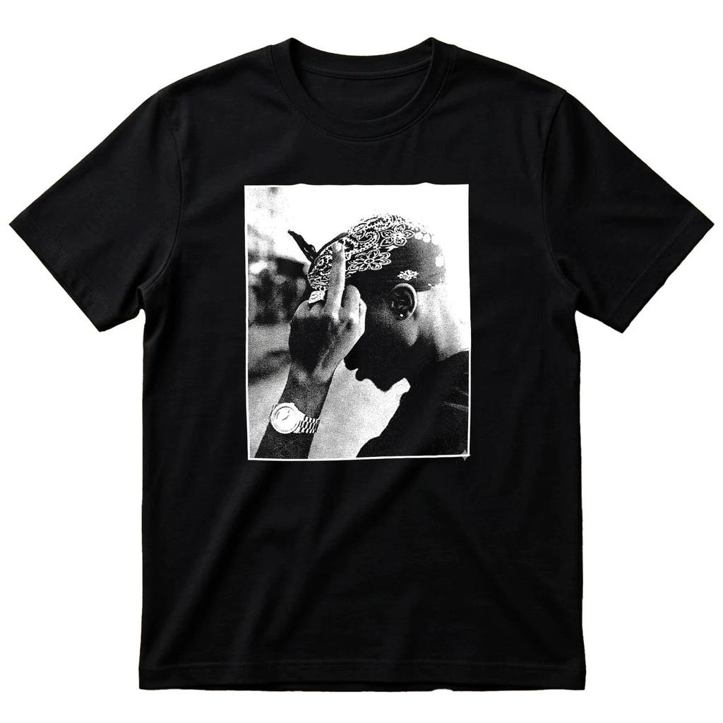 Tupac Bandana Graphic Tee 2Pac Rap Music TShirt a Perfect Gift