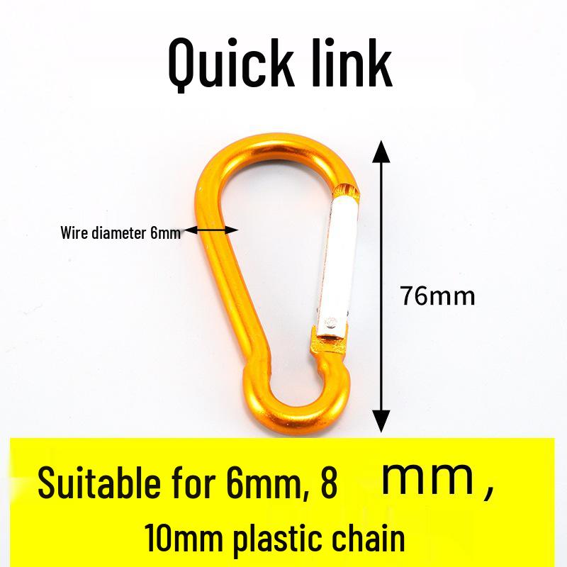 Red and White Plastic Warning Chain - Road Cone, Parking Isolation, Guardrail, Hanging Clothes, Yellow and Black Chain