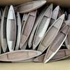 Mini Canoe Wooden Boat Model Vintage Decor Boat Model Ornaments Fishing Boat Decor  Desk Ornament