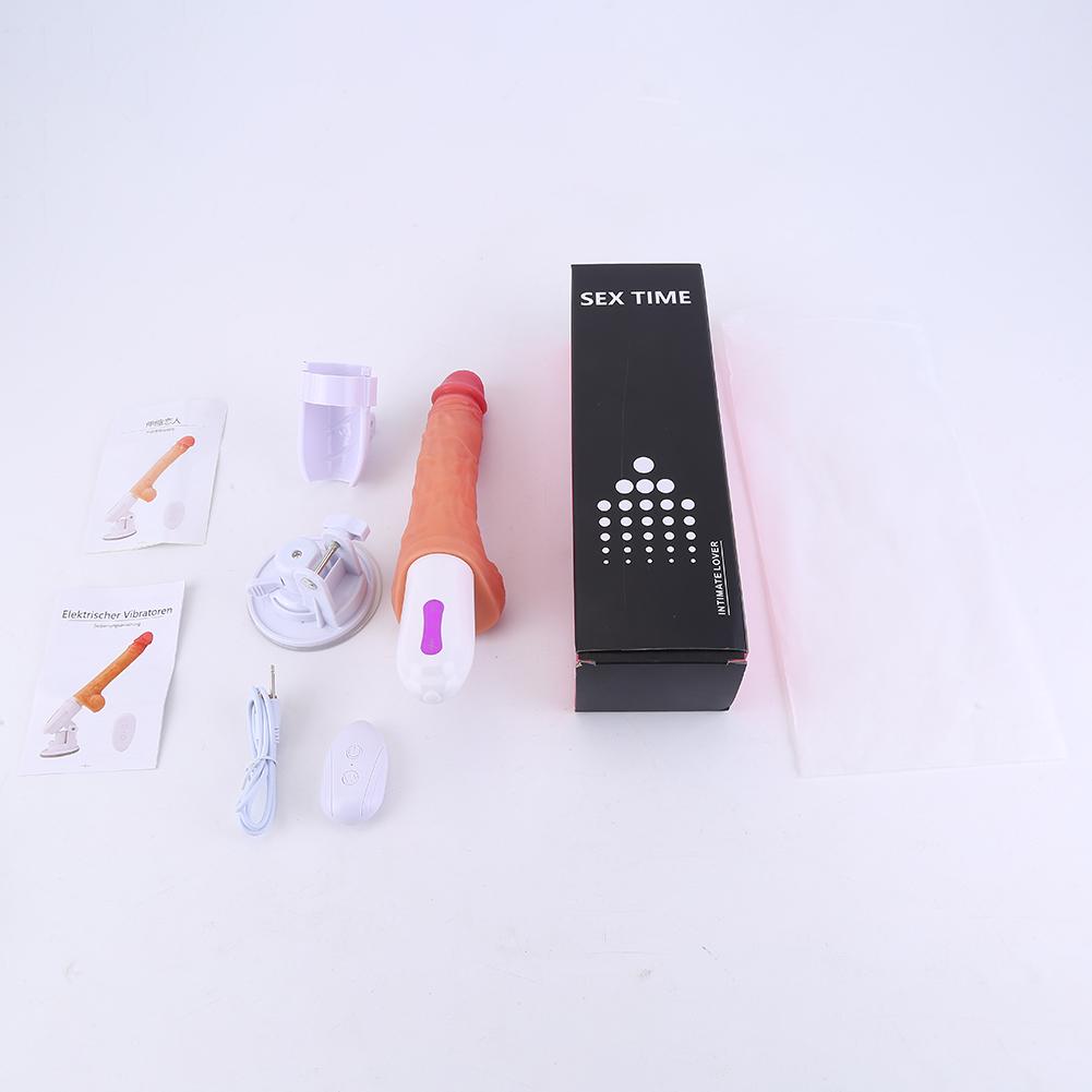 Exkluzivní silikonové vibrační masturbátory pro ženy s teleskopickým a vibračním režimem, sexuální hračky pro dospělé, typ 2