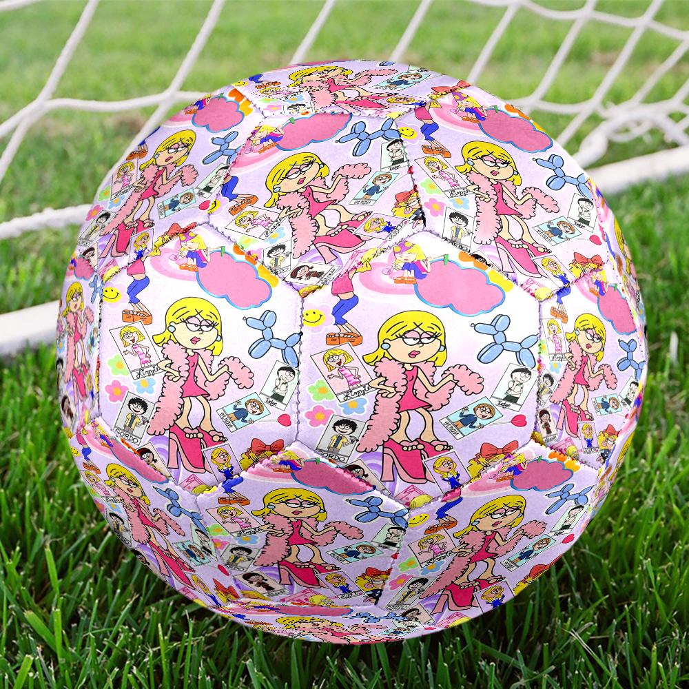 Lizzie McGuire Theme Size 5 Soccer Ball, Suitable for Both Indoor and Outdoor Matches, a Gift Suitable for Everyone.