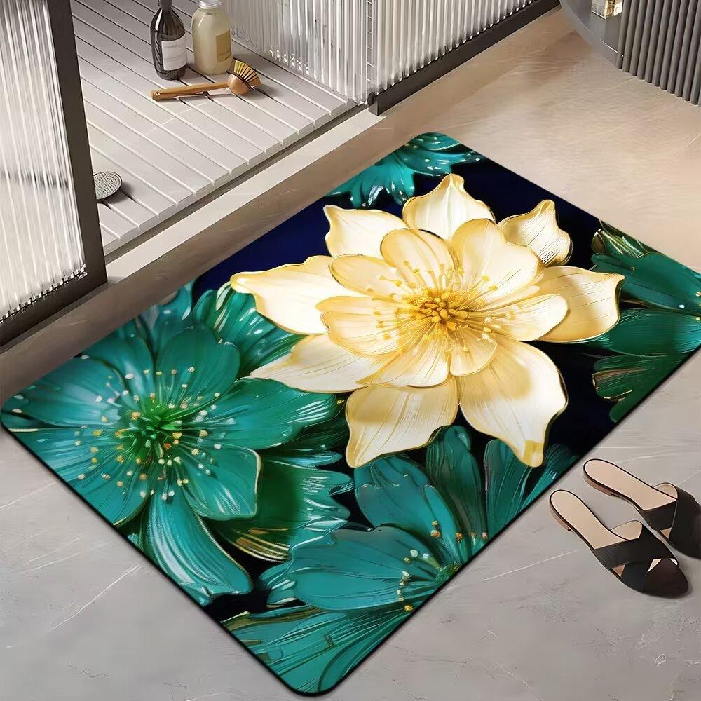 Bathroom Quick-drying Door Mat Diatom Mud Absorbent Floor Mat Toilet Toilet Entry Door Non-slip Mat Diatomaceous Earth Foot Mat