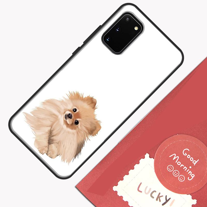 Pomeranian Dog Phone Case For Samsung Galaxy S25 S24 S20 S21 S22 S23 Ultra S9 S10 Plus S25 FE Cover Shell Galaxy S23