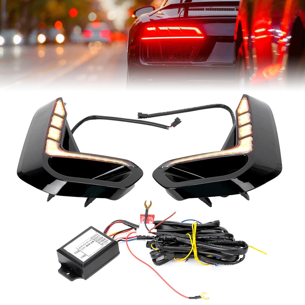 DC 12V LED Daytime Running Light Bright Turn Lamp Replacement for Hilux REVO 2020‑2021