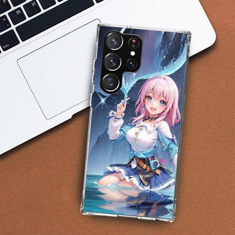 Honkai Star Rail March 7TH Phone Case For Samsung Galaxy S24 S23 S22 Ultra S21 S20 Fe S10 Plus S10E S9 S8 + Shell Coque