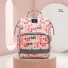Fashion Floral Diaper Bag Large Capacity Mommy Backpack Nursing Mother Organizer Bag for Baby