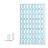 50 Sheets Writeable Labels Sticker Small Blank Sticker for Envelopes File Folders Jars Boxes School Office Kitchen