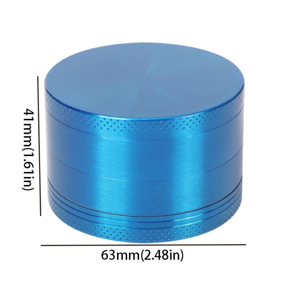 Grinder Zinc Alloy 4-Layer Grinder Non-Stick Coated Pollen Scraper Metal Grinder 40mm Size Portable Grinder Rolling Accessories