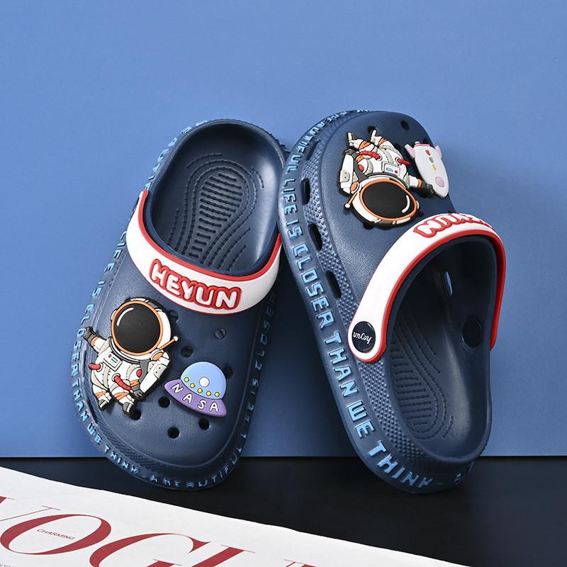 Adorable Cartoon Print Nonslip Kids Sandals In Multiple Sizes For Boys And Girls Wear Summer